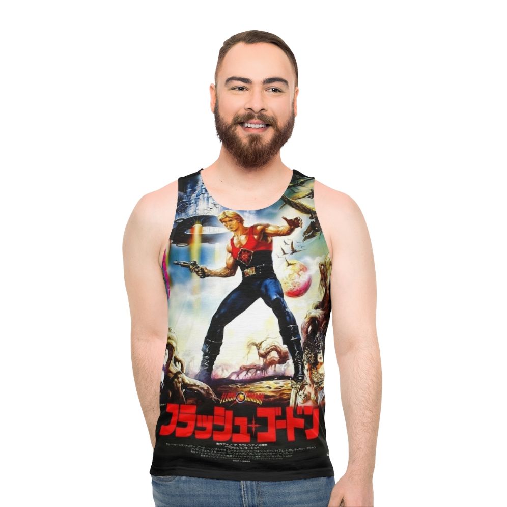 Flash Gordon Inspired Japanese Anime Unisex Tank Top