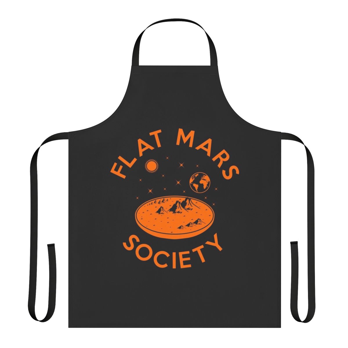 Flat Mars Society Inspired Space Themed Apron