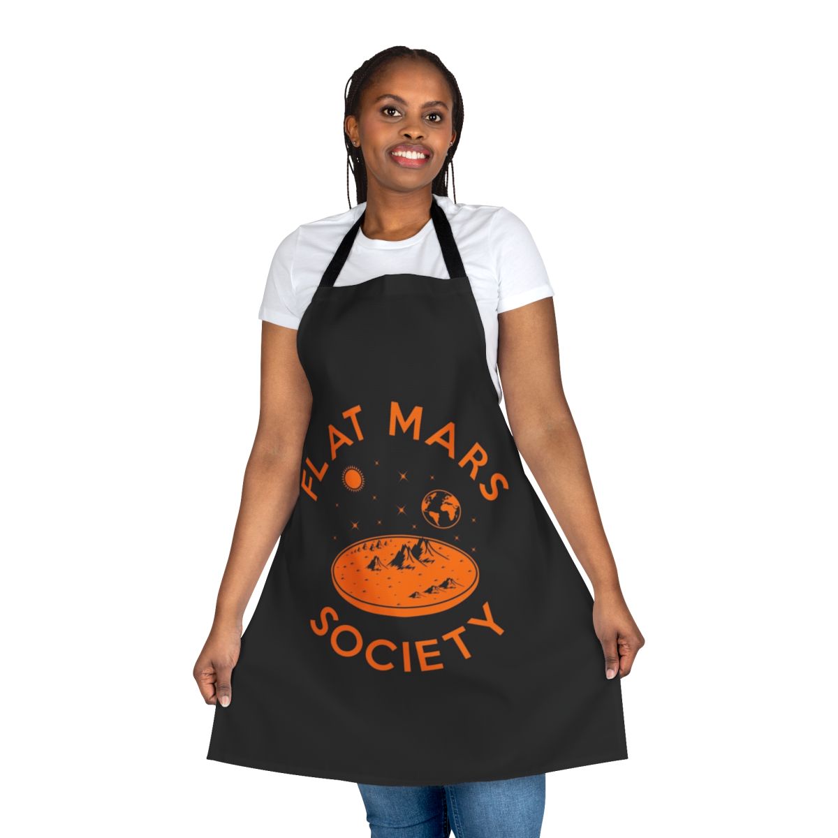 Flat Mars Society Inspired Space Themed Apron