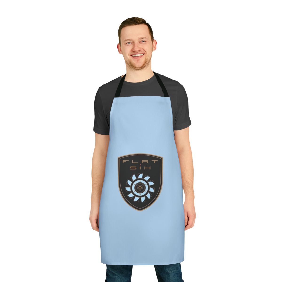 Flat Six Emblem Apron with Porsche 911 Inspired Design