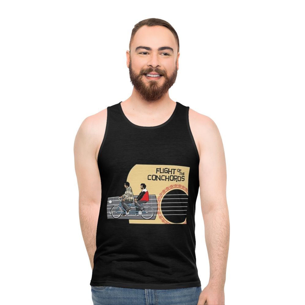 Flight of the Conchords band unisex tank top