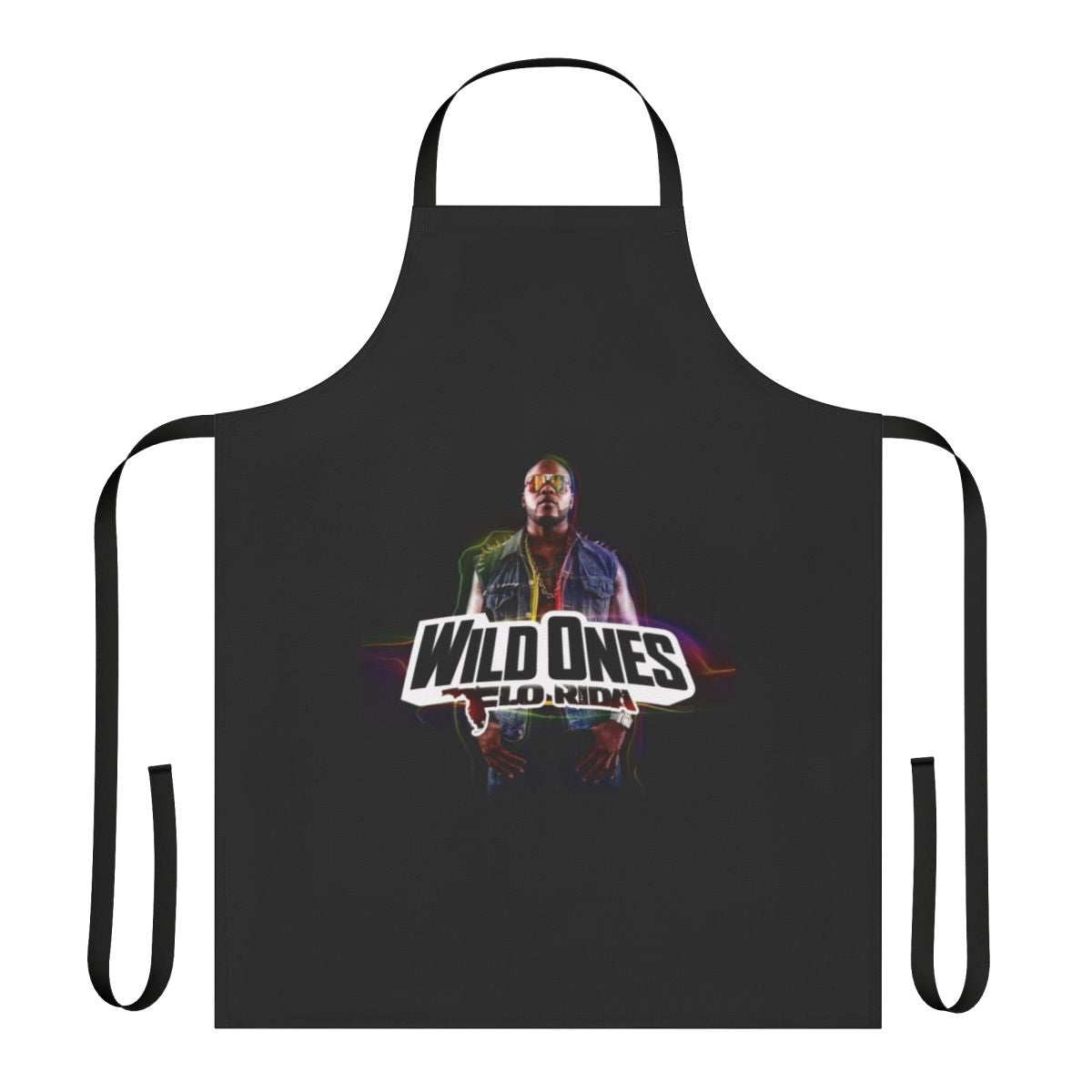 Flo Rida Inspired Music Album Apron with Wild Ones Cover Art Design