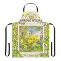 Brambly Hedge Spring Story Apron with Vibrant Floral and Leaf Pattern