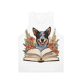 Floral Australian Cattle Dog Unisex Tank Top