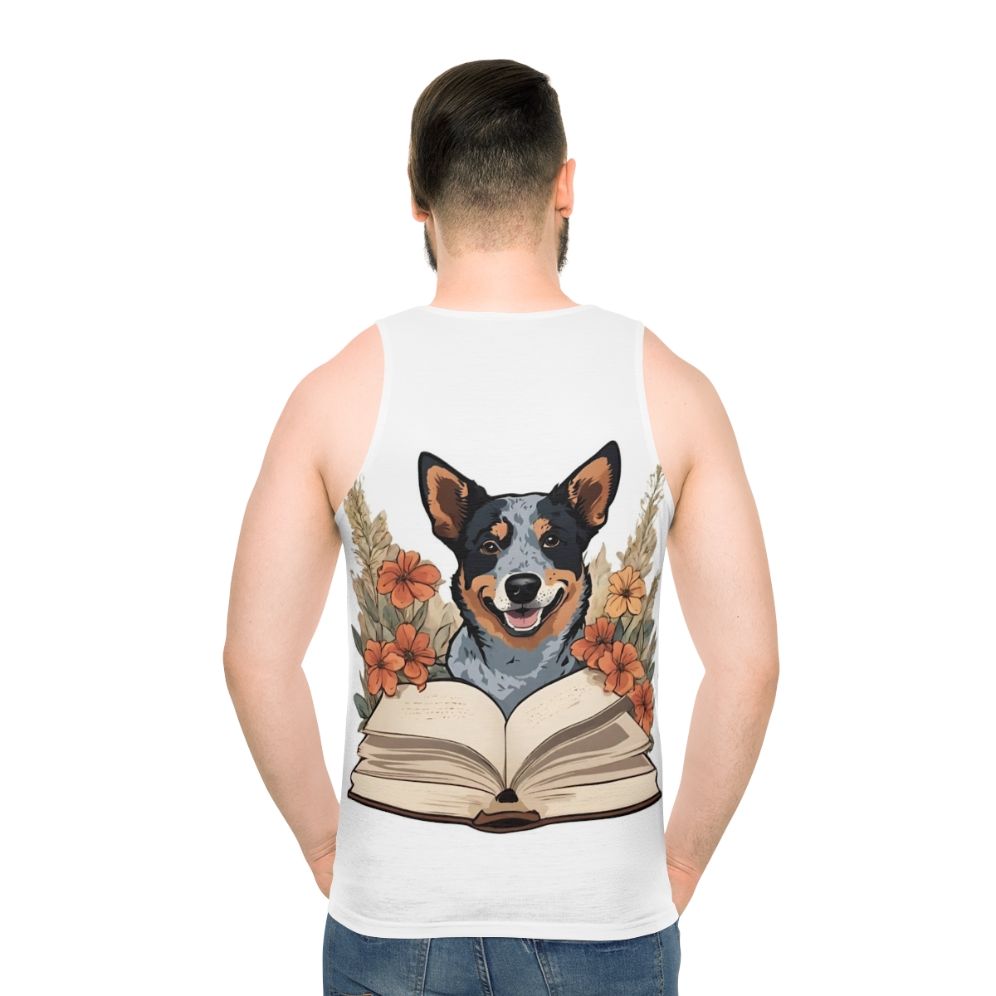 Floral Australian Cattle Dog Unisex Tank Top