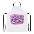 Lexapro Themed Apron with Floral Tattoo Illustration
