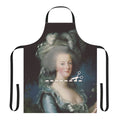 Floral Marie Antoinette inspired apron with French baroque design