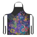 Ukulele design with flowers on an apron for ukulele players and music lovers