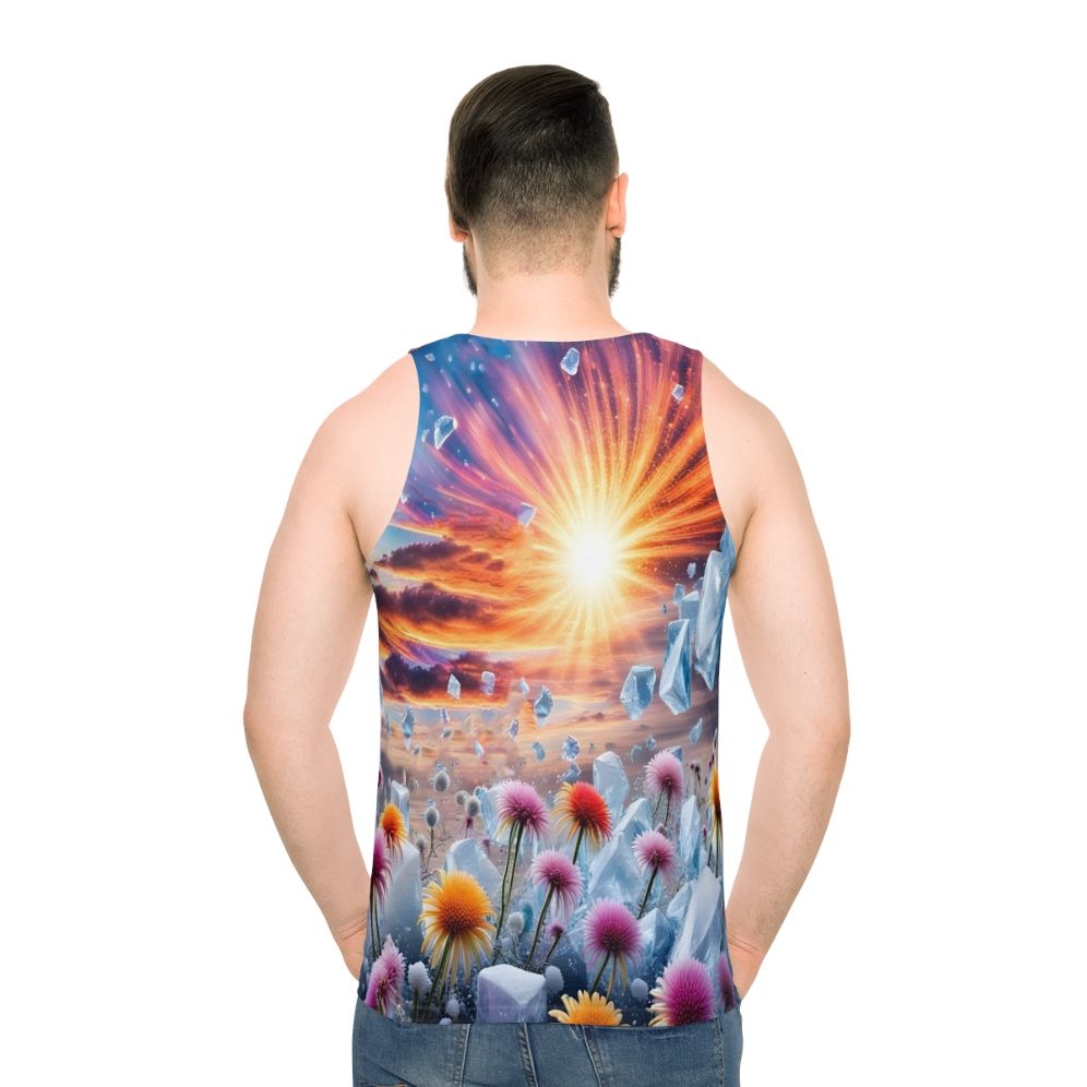 Flower Sunset Unisex Tank Top