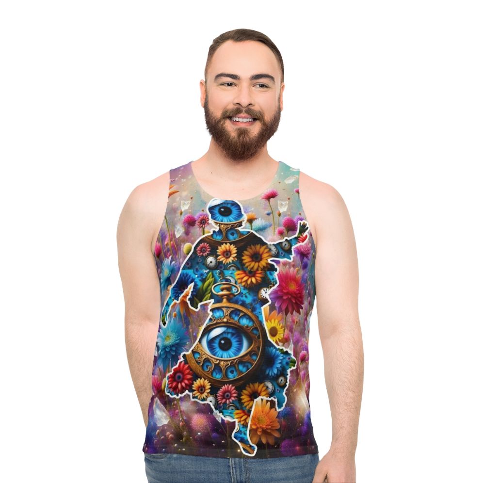 Flower Time Dancer Unisex Tank Top