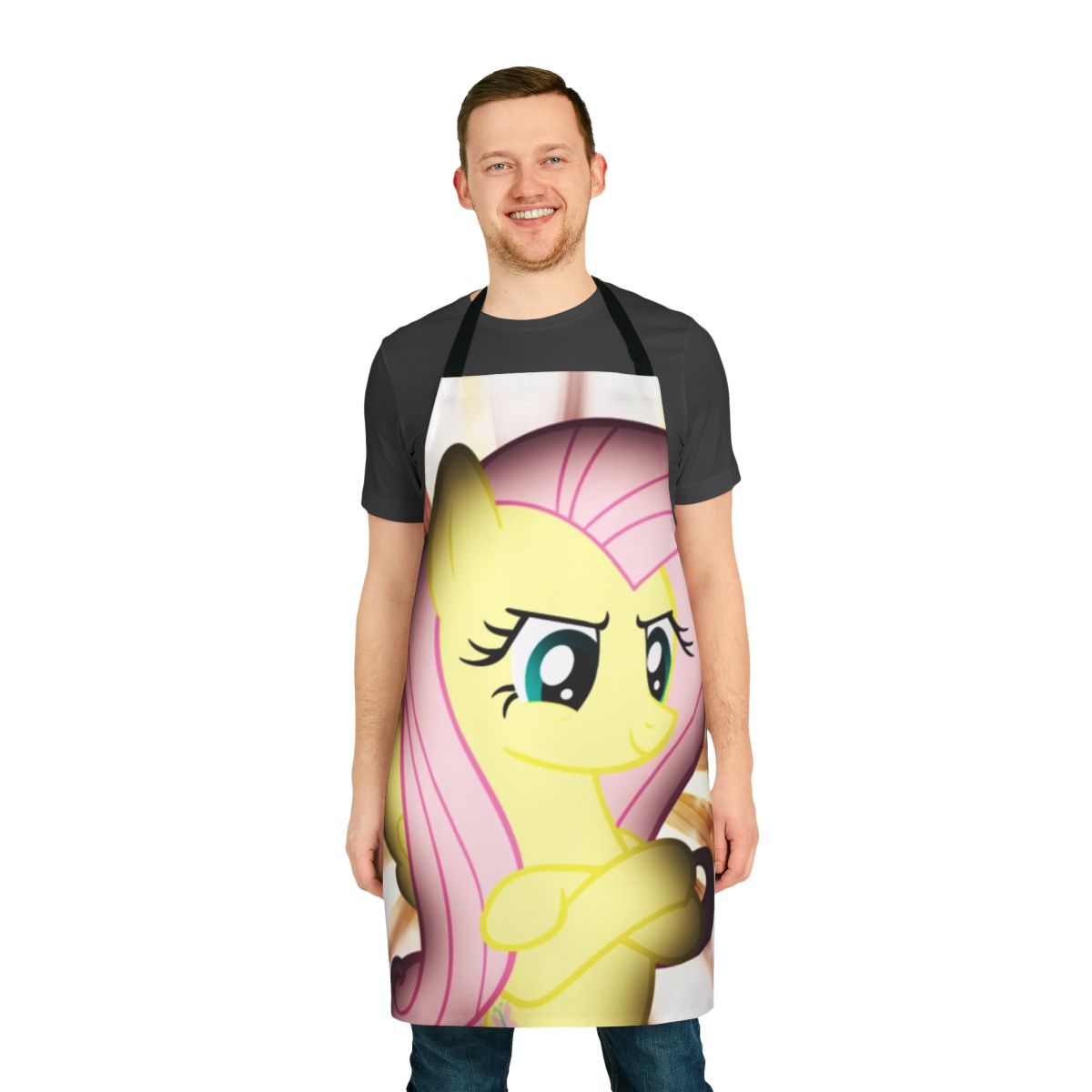 Fluttershy-themed apron featuring the popular My Little Pony character