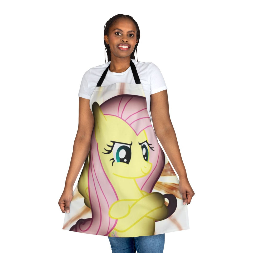 Fluttershy-themed apron featuring the popular My Little Pony character