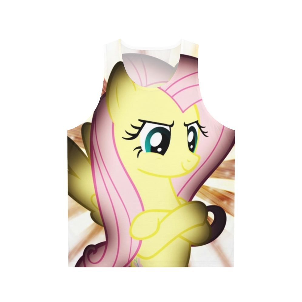 Fluttershy inspired unisex tank top