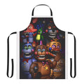 Fnaf Security Breach-themed apron with Freddy Fazbear, Vanny, and other characters