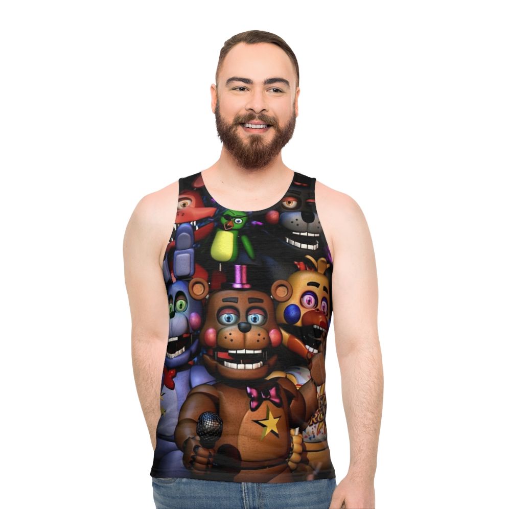 FNAF Security Breach Unisex Horror Gaming Tank Top