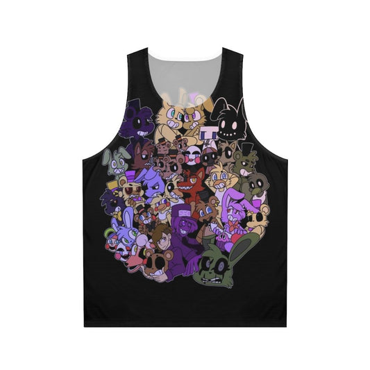 FNAF Unisex Horror-Themed Tank Top