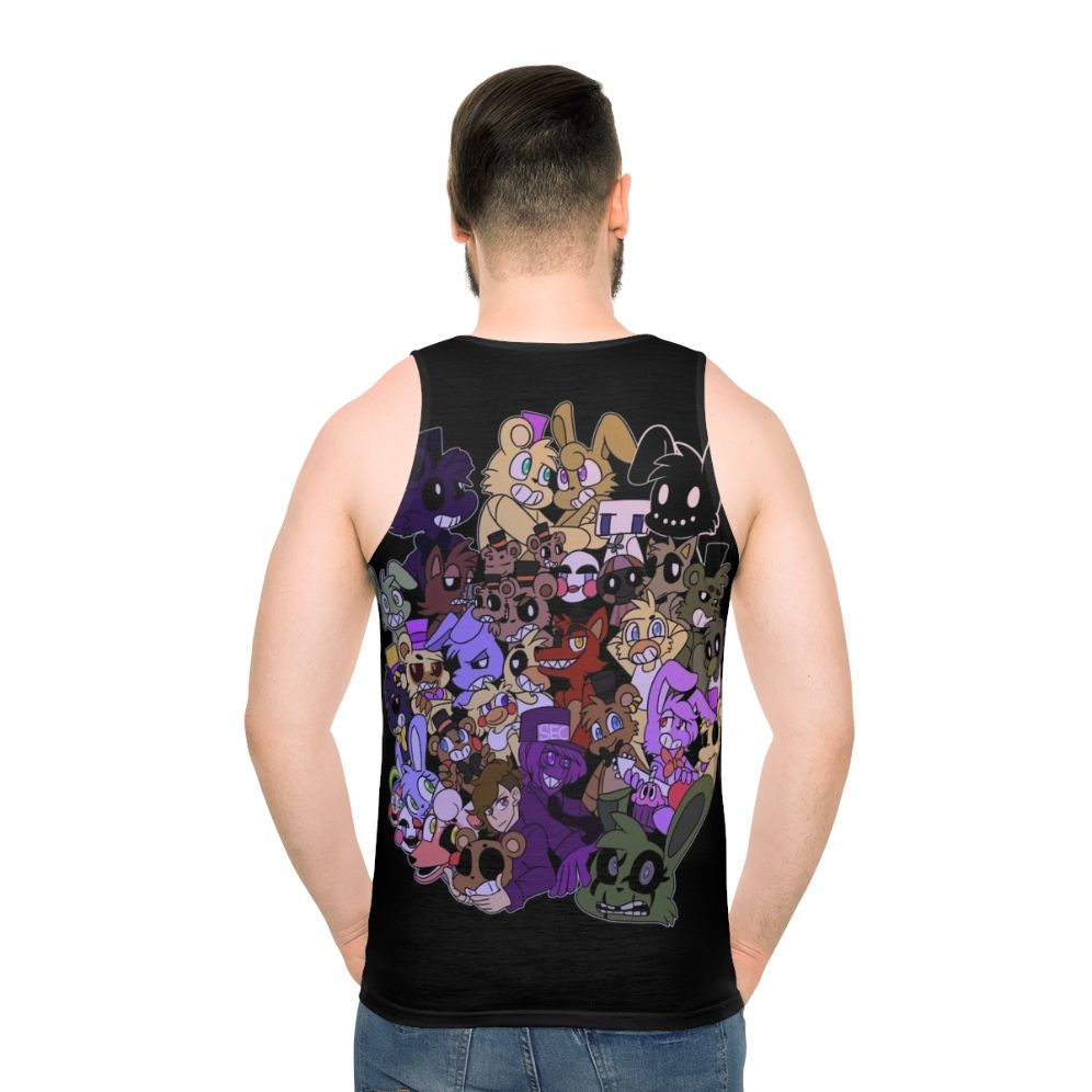 FNAF Unisex Horror-Themed Tank Top