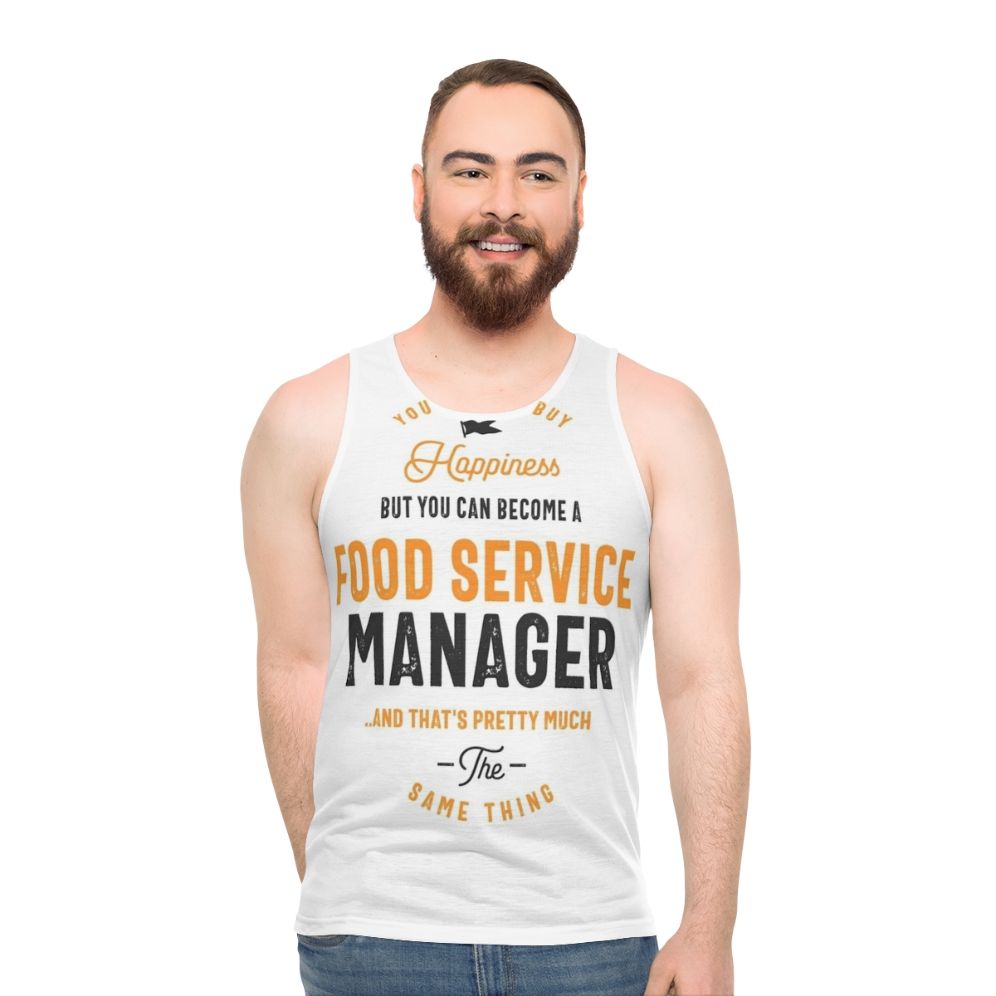 Food Service Manager Unisex Work Tank Top