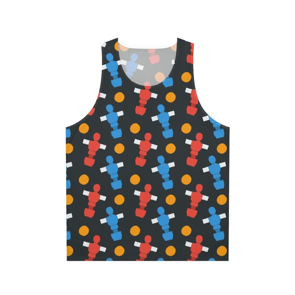 Foosball table football players unisex tank top
