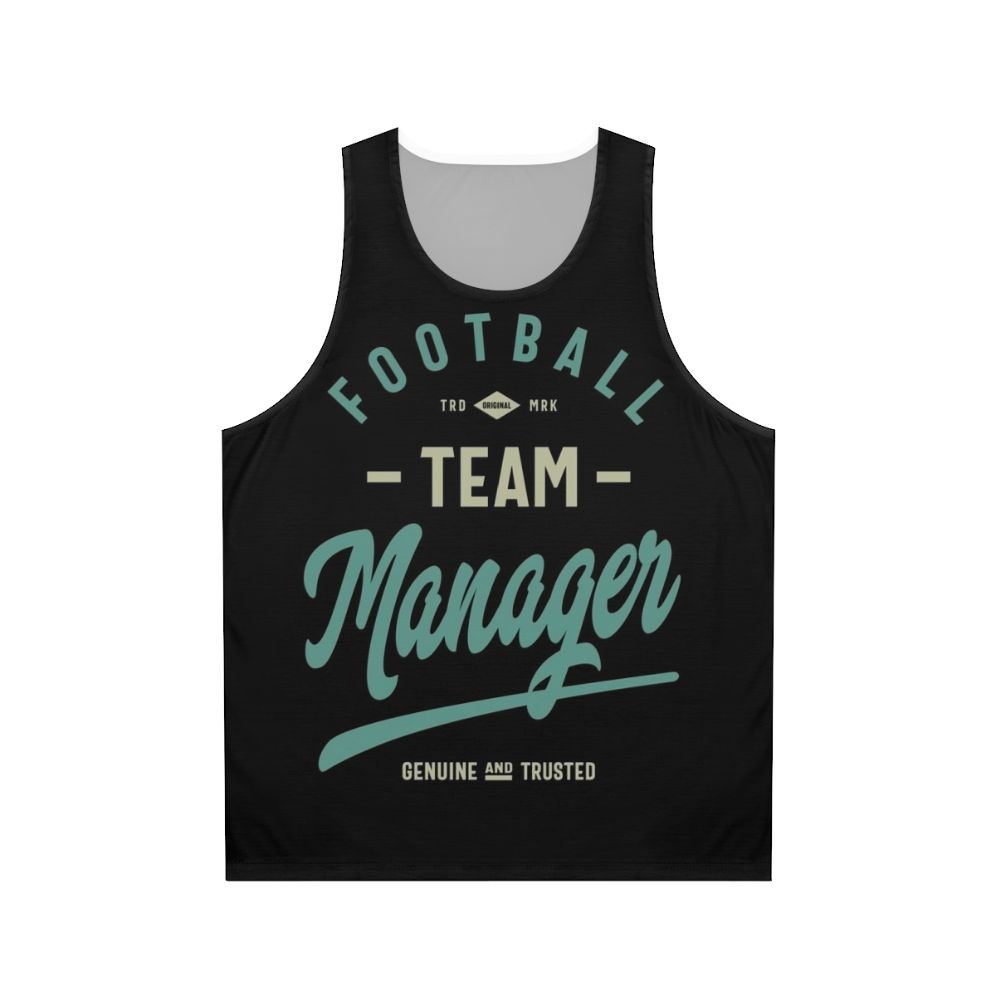 Football Team Manager Unisex Sports Tank Top