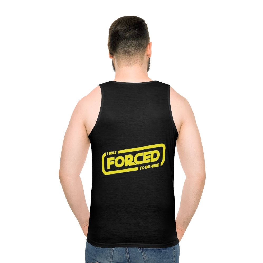 Star Wars Darth Vader Forced to Be Here Unisex Tank Top