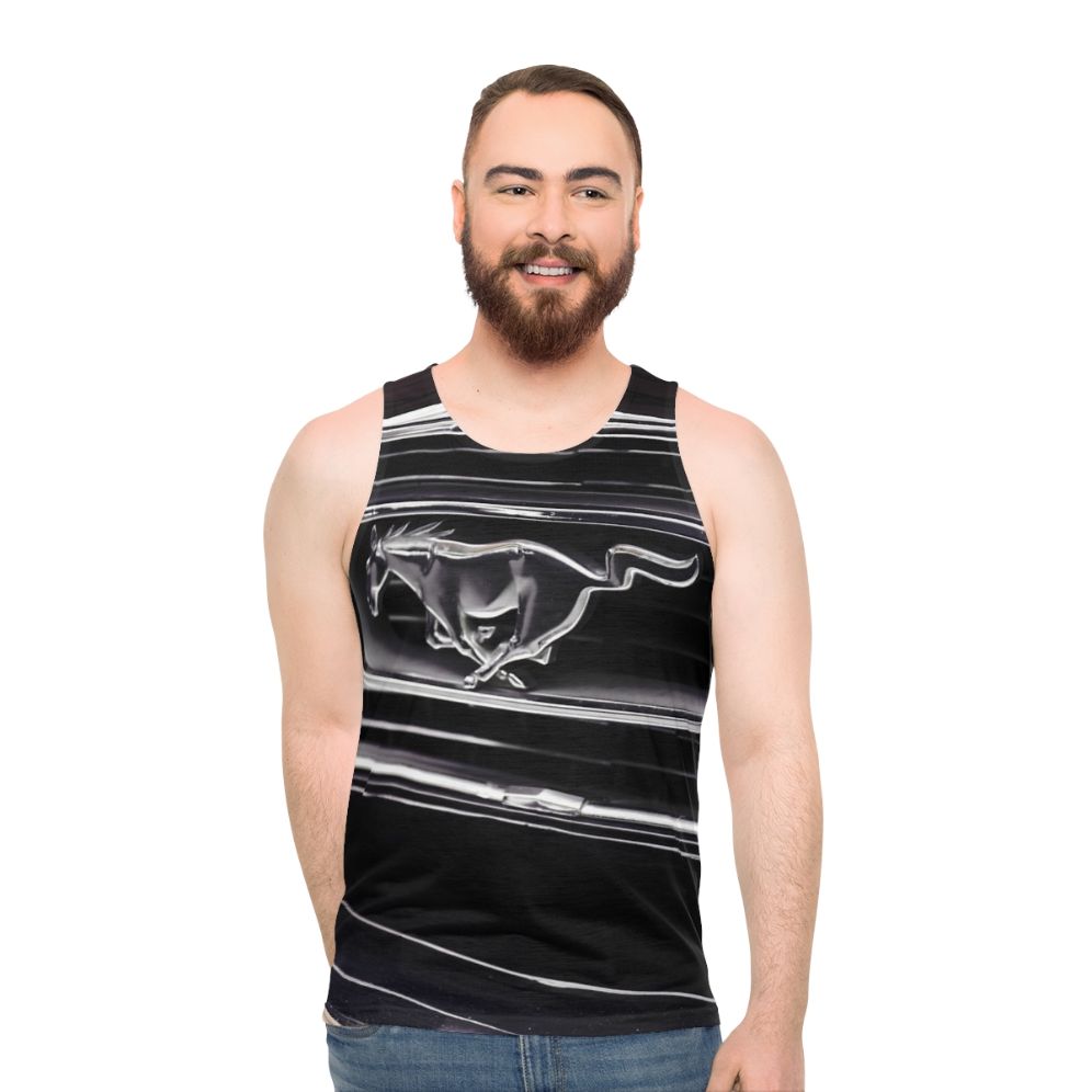 Unisex Ford Mustang Logo Tank Top