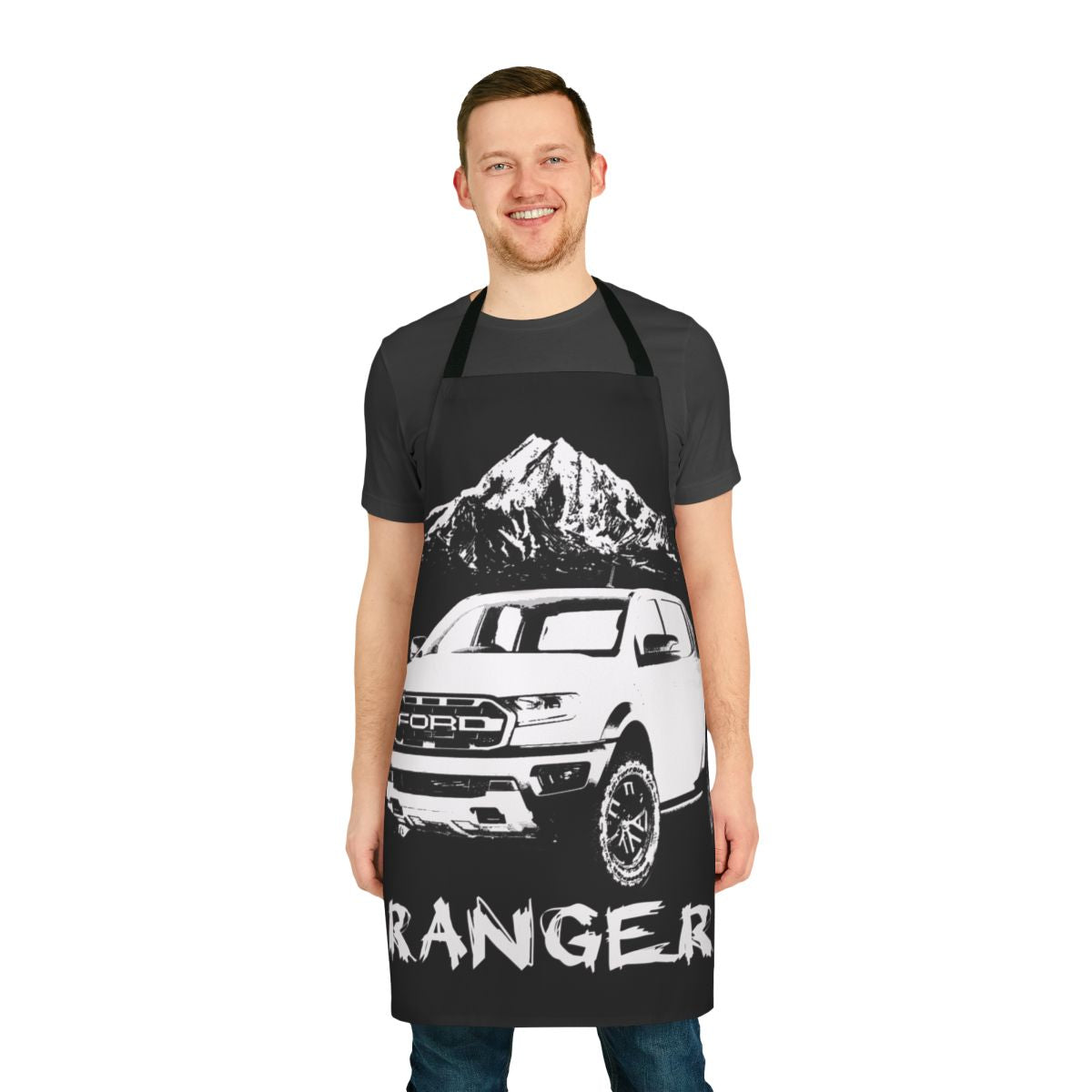 Ford Ranger with custom, high-quality apron for overlanding, hunting, and off-road use
