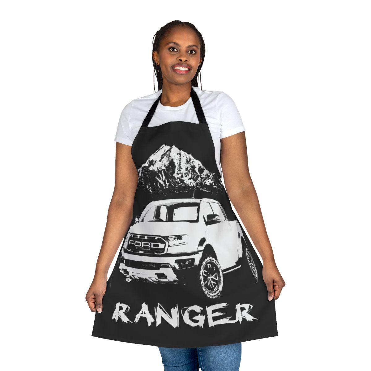 Ford Ranger with custom, high-quality apron for overlanding, hunting, and off-road use