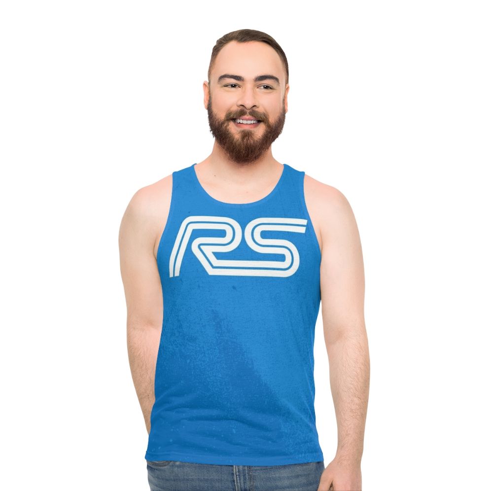 Ford RS Grunge Logo Unisex Tank Top