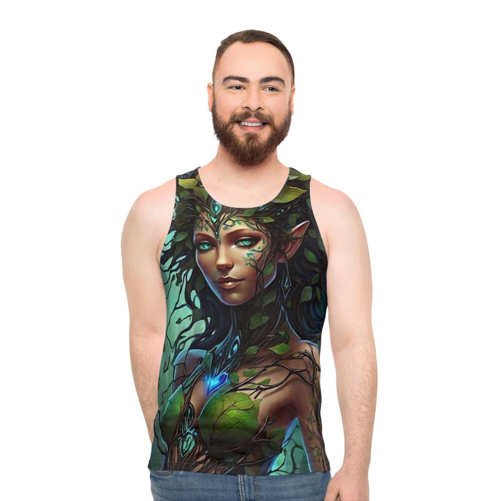 Forest nymph unisex tank top