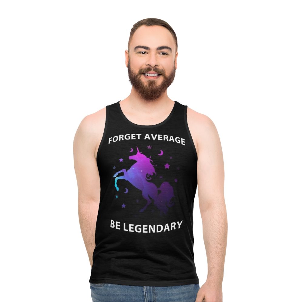 Forget Average Be Legendary Unisex Tank Top
