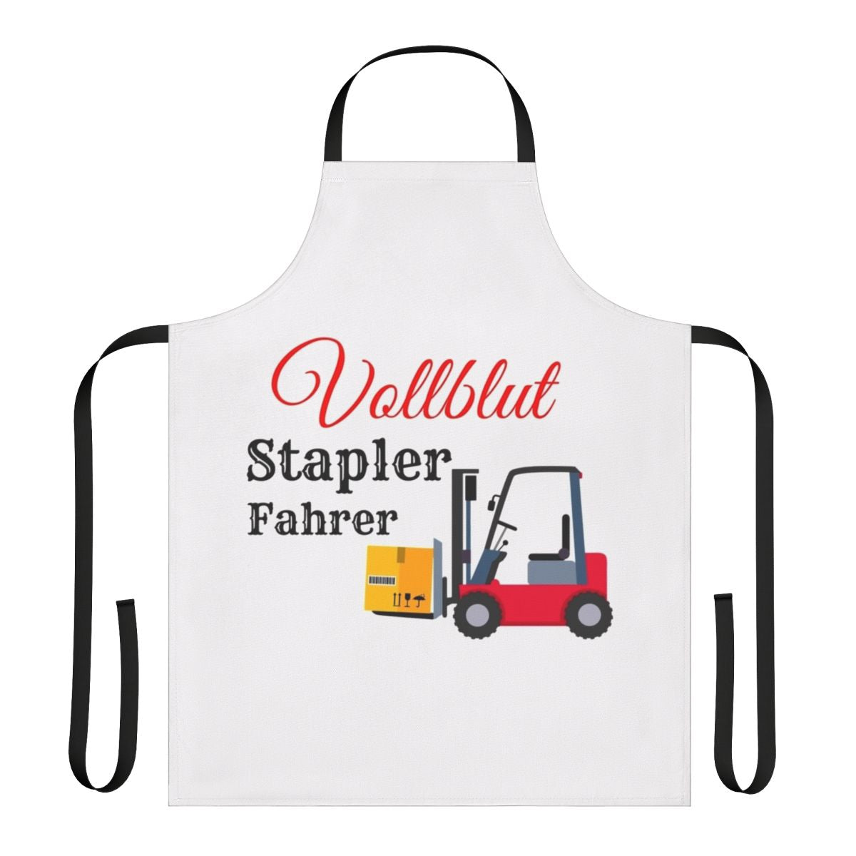 A durable apron designed for forklift drivers and warehouse workers.