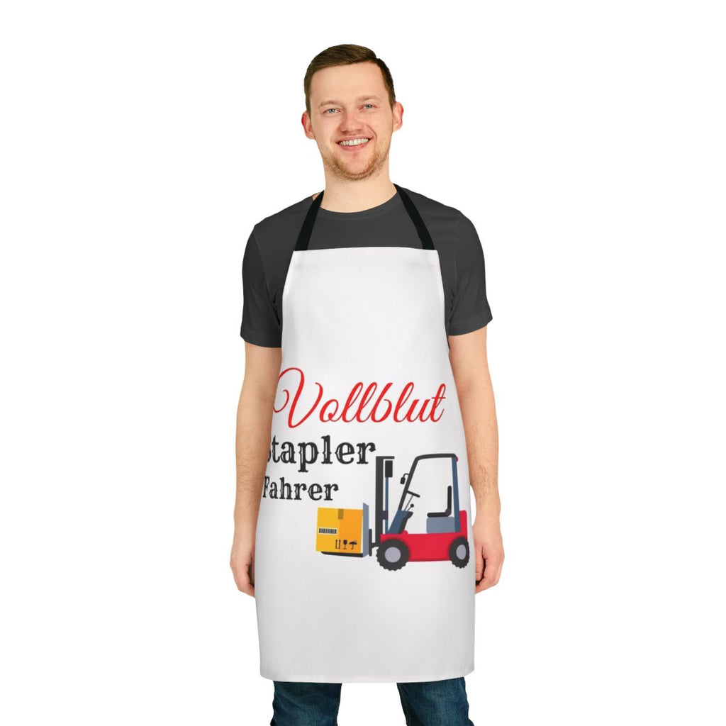 A durable apron designed for forklift drivers and warehouse workers.