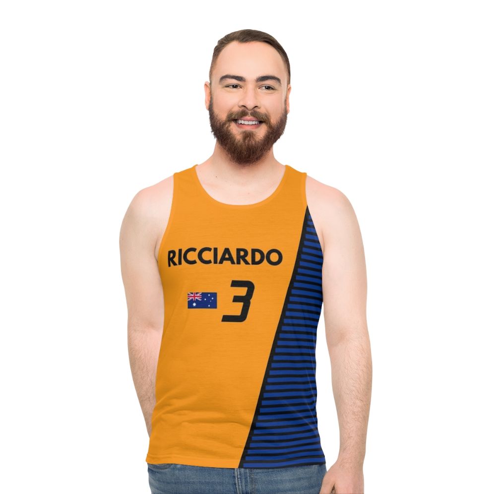 Formula One 2021 Daniel Ricciardo Unisex Race Tank Top