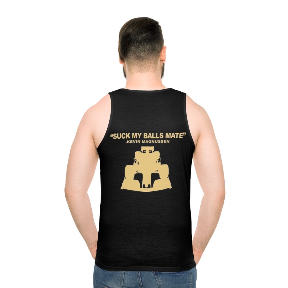 Formula One inspired unisex tank top