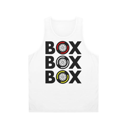 Formula 1 Tyre Compound Design Unisex Tank Top