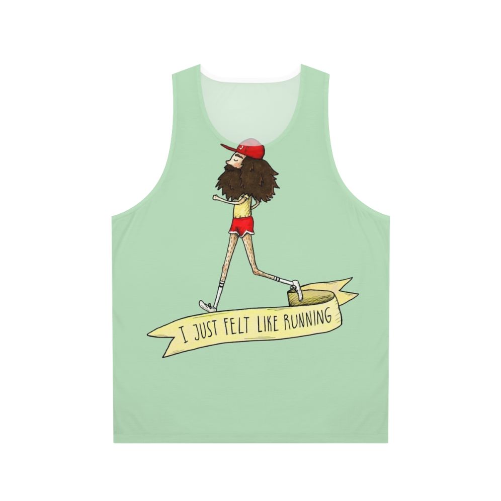 Forrest Gump Unisex Tank Top with Running Quote