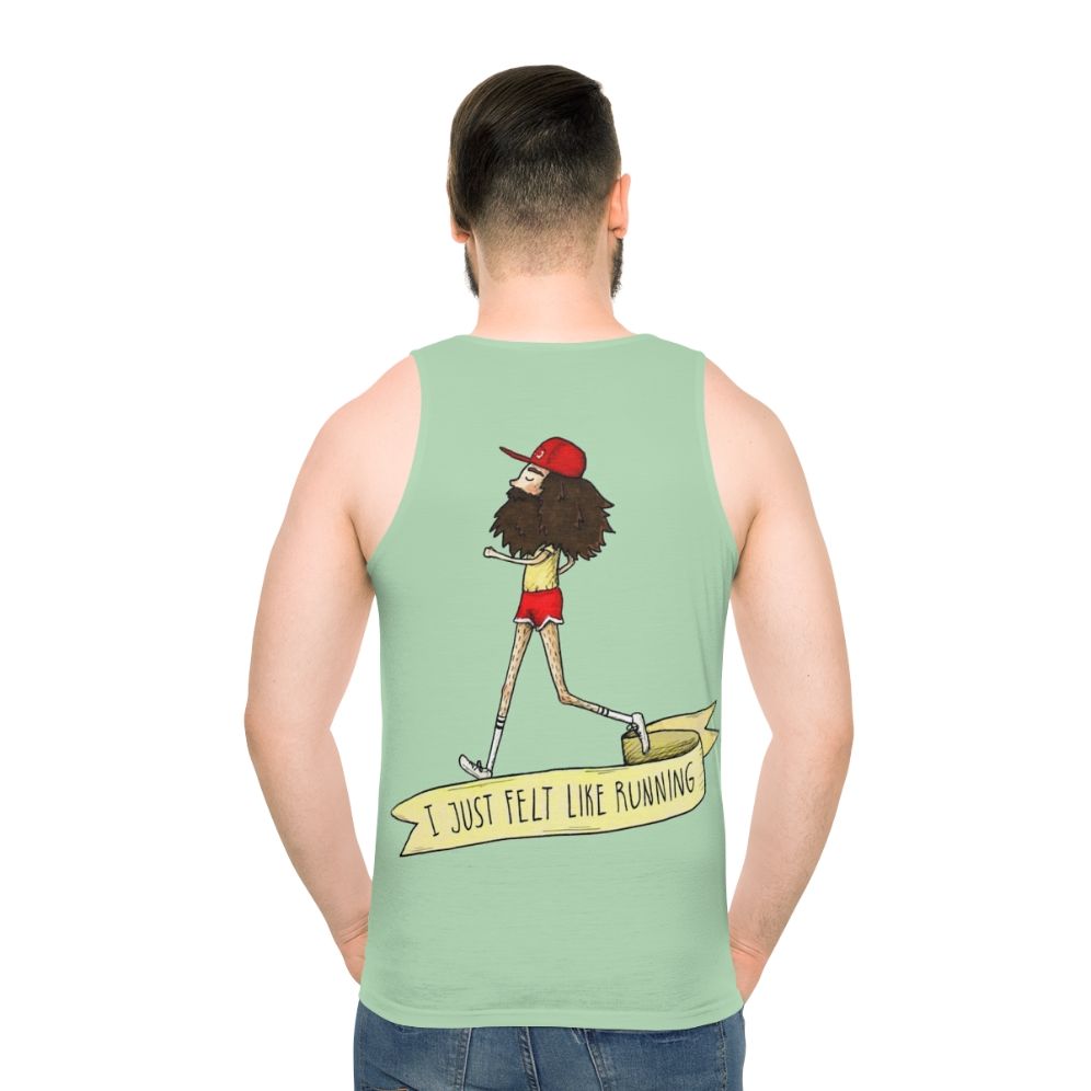 Forrest Gump Unisex Tank Top with Running Quote