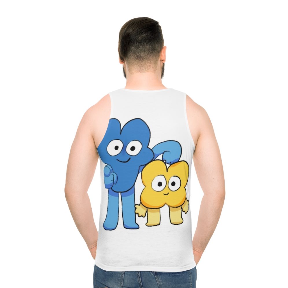 Four X Unisex Tank Top with BFB/BFDI Characters