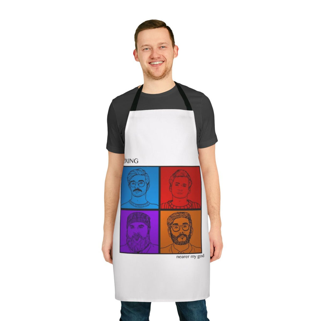 Apron featuring the album artwork for Foxing's "Nearer My God"