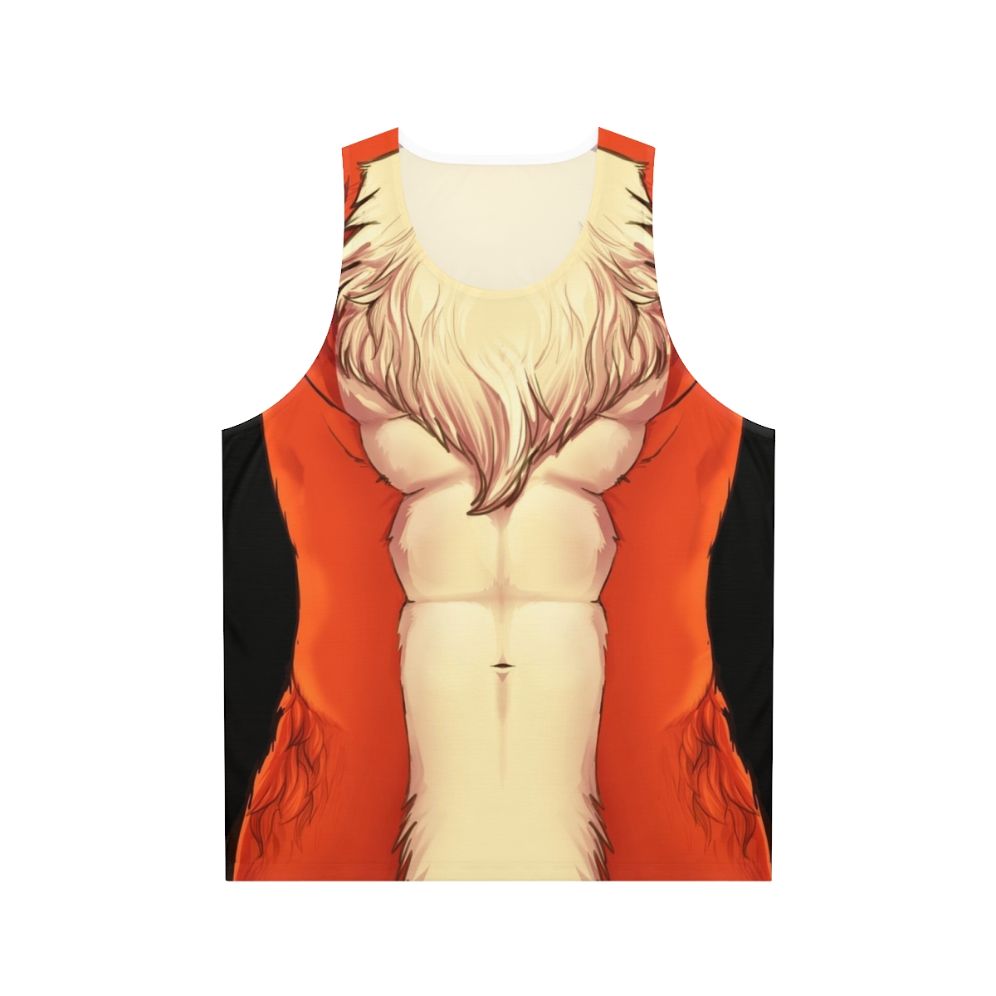 Foxy Unisex Tank Top with Graphic Animal Print Design