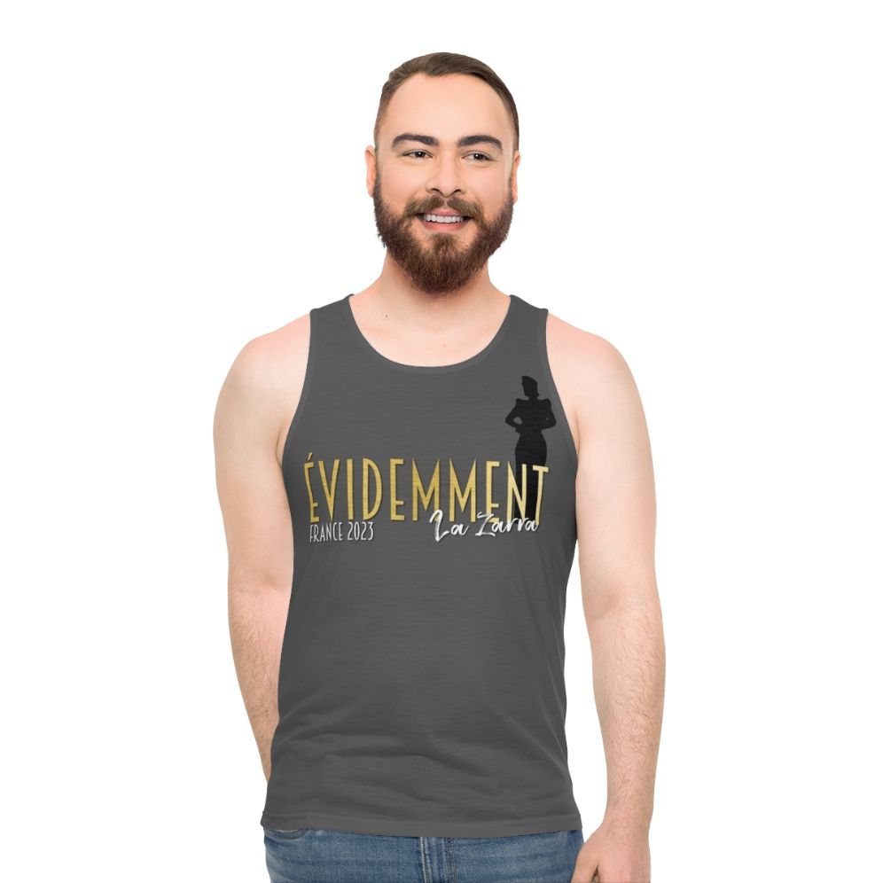 Unisex France Eurovision 2023 La Zarra Tank Top