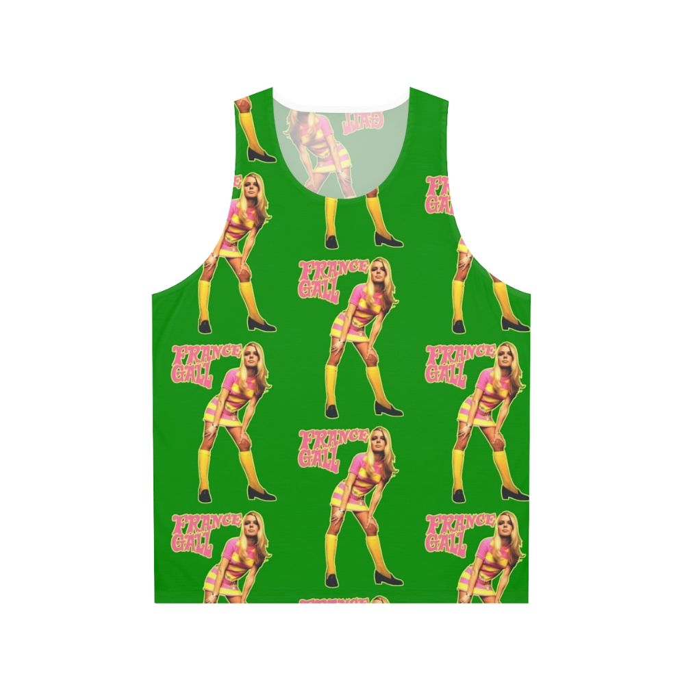 France Gall 1960s Pop Unisex Tank Top