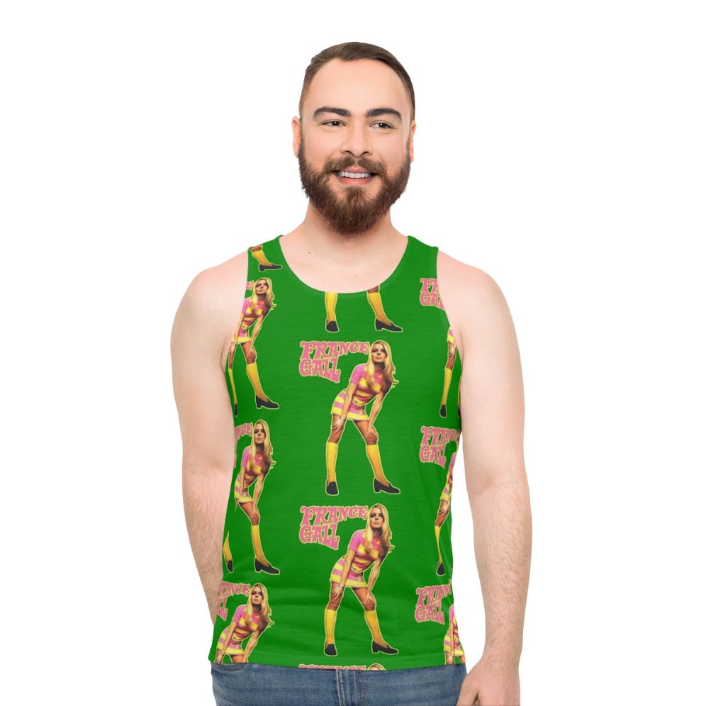 France Gall 1960s Pop Unisex Tank Top