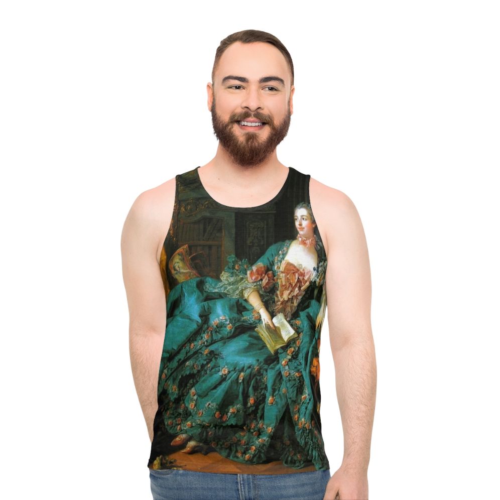 Francois Boucher Madame de Pompadour Unisex Tank Top