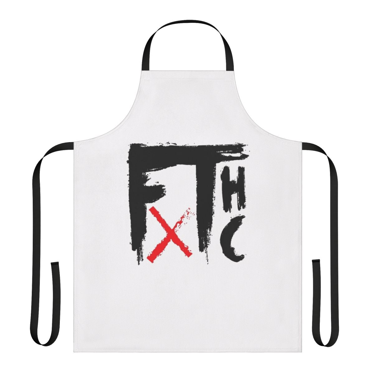Frank Turner-inspired FTHC merch apron with band logo