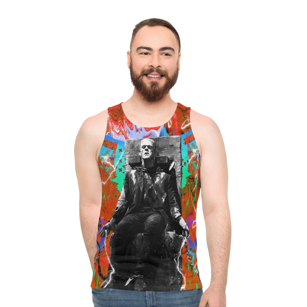 Frankenstein Unisex Horror Movie Graphic Tank Top