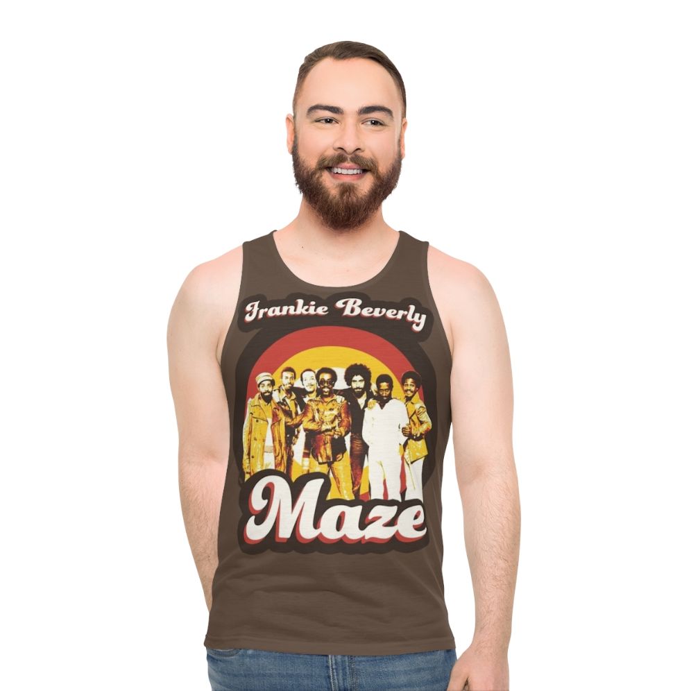 Frankie Beverly and Maze 70s Funky Soul Unisex Tank Top