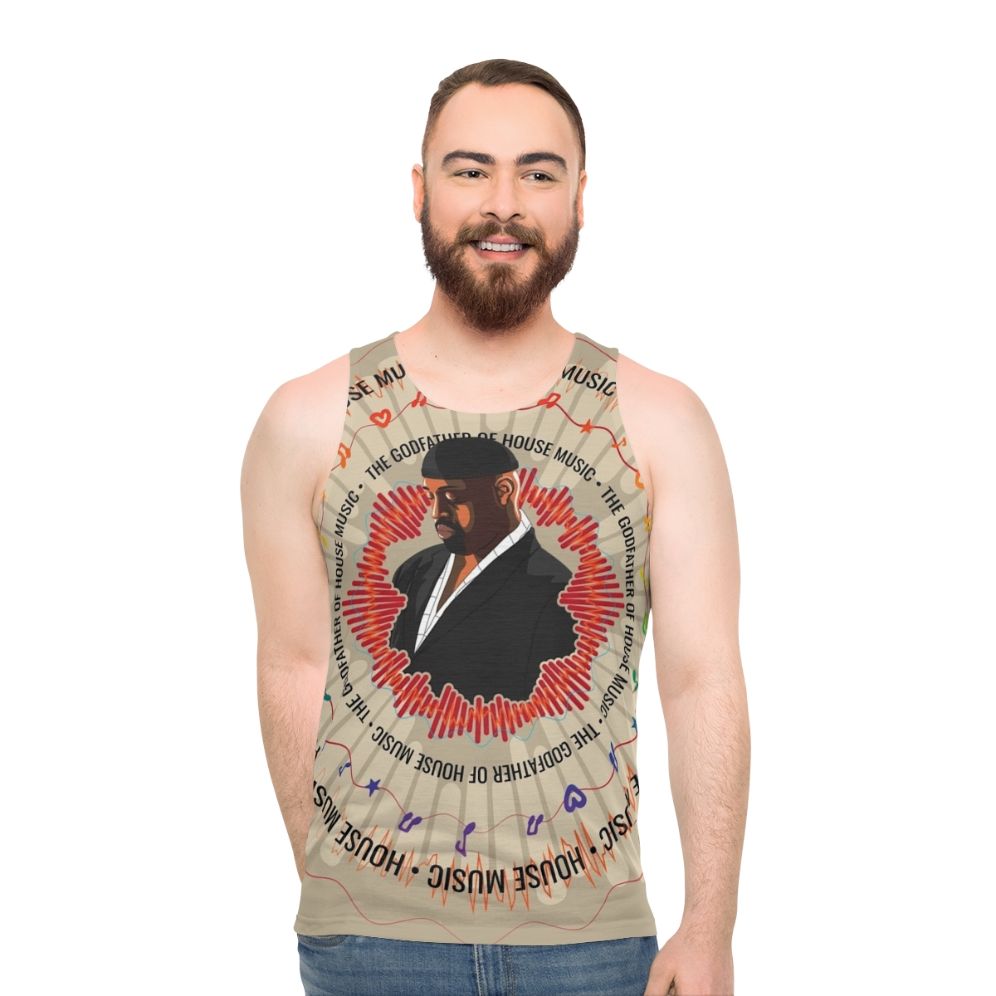 Frankie Knuckles House Music Unisex Tank Top