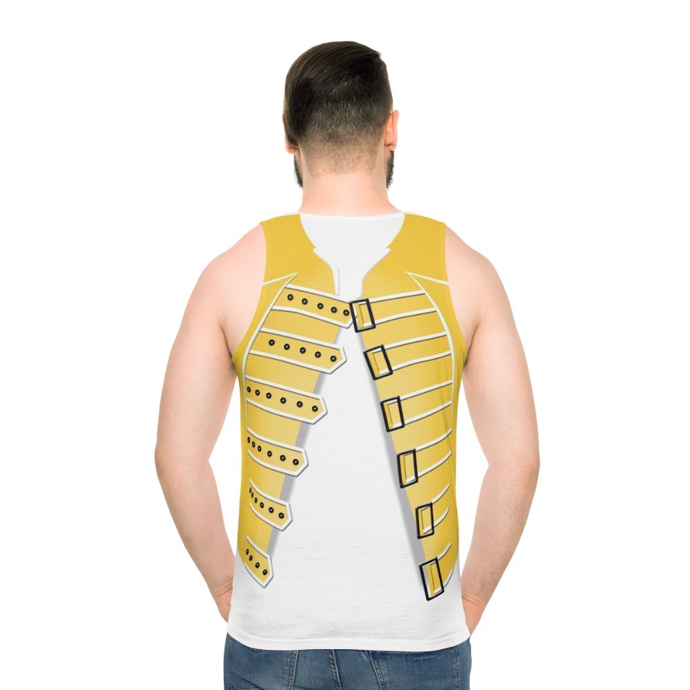 Freddie Mercury Unisex Tank Top with Queen Band Branding